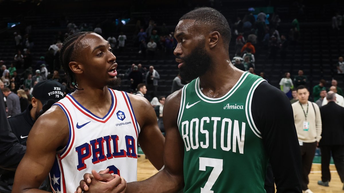 Jaylen Brown talks transition to Sixers, adjustment to ‘different dimension'