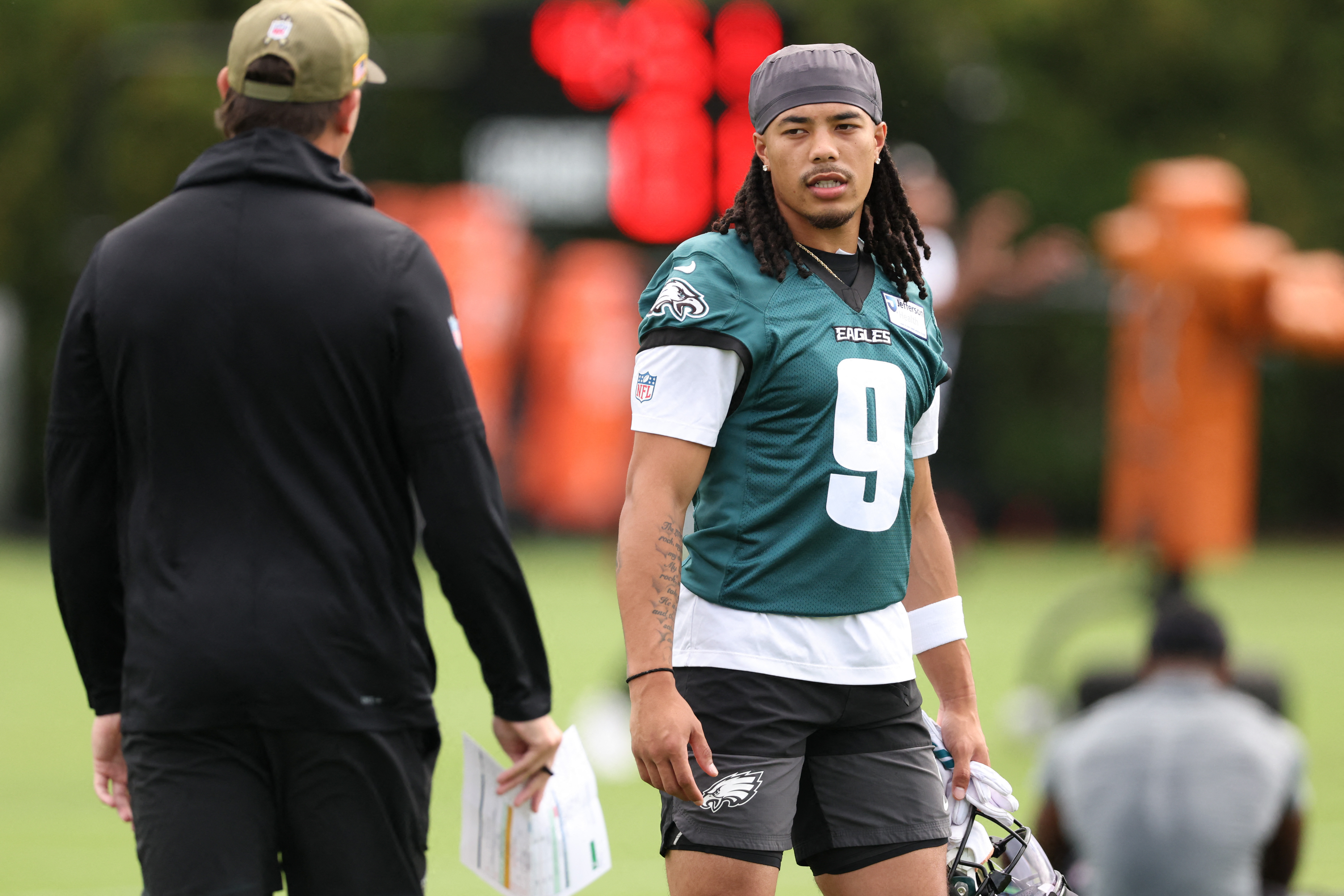 ‘I know my ability': Makai Lemon finding his way in early days of training camp