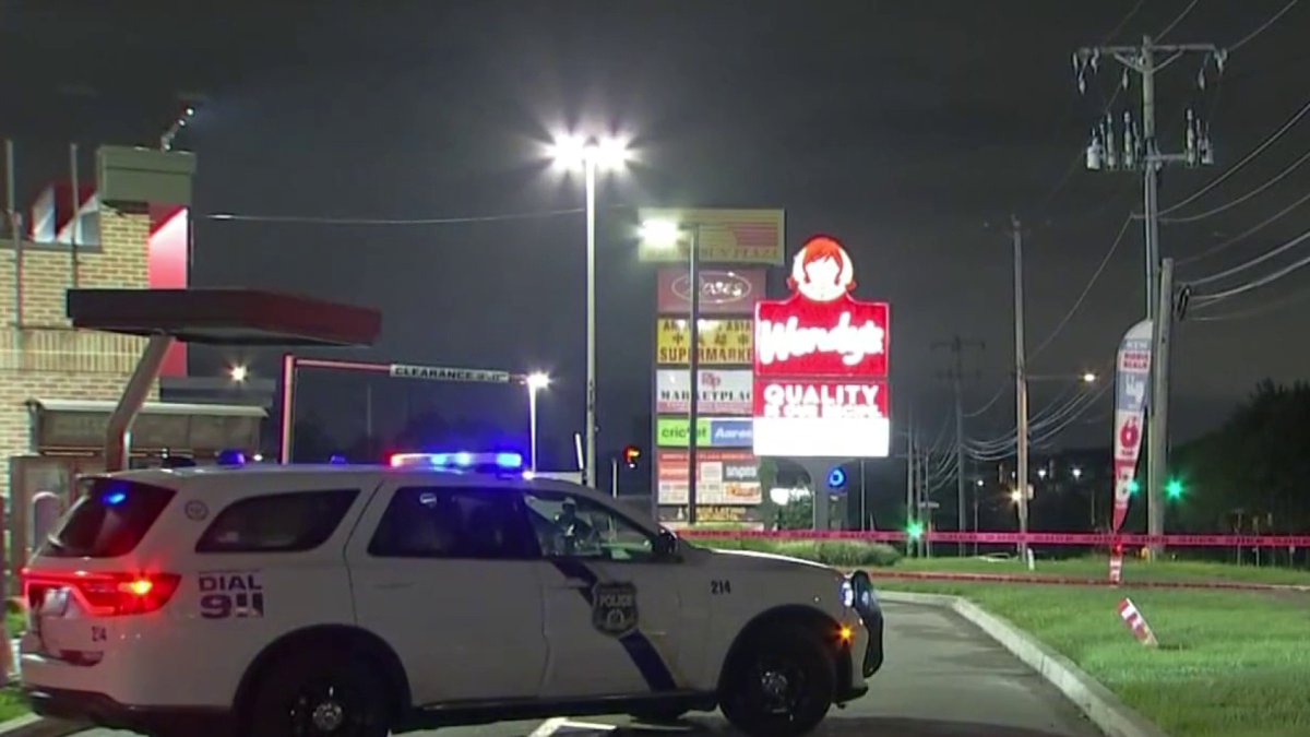 Dog shot in fast food drive-thru in Lawncrest