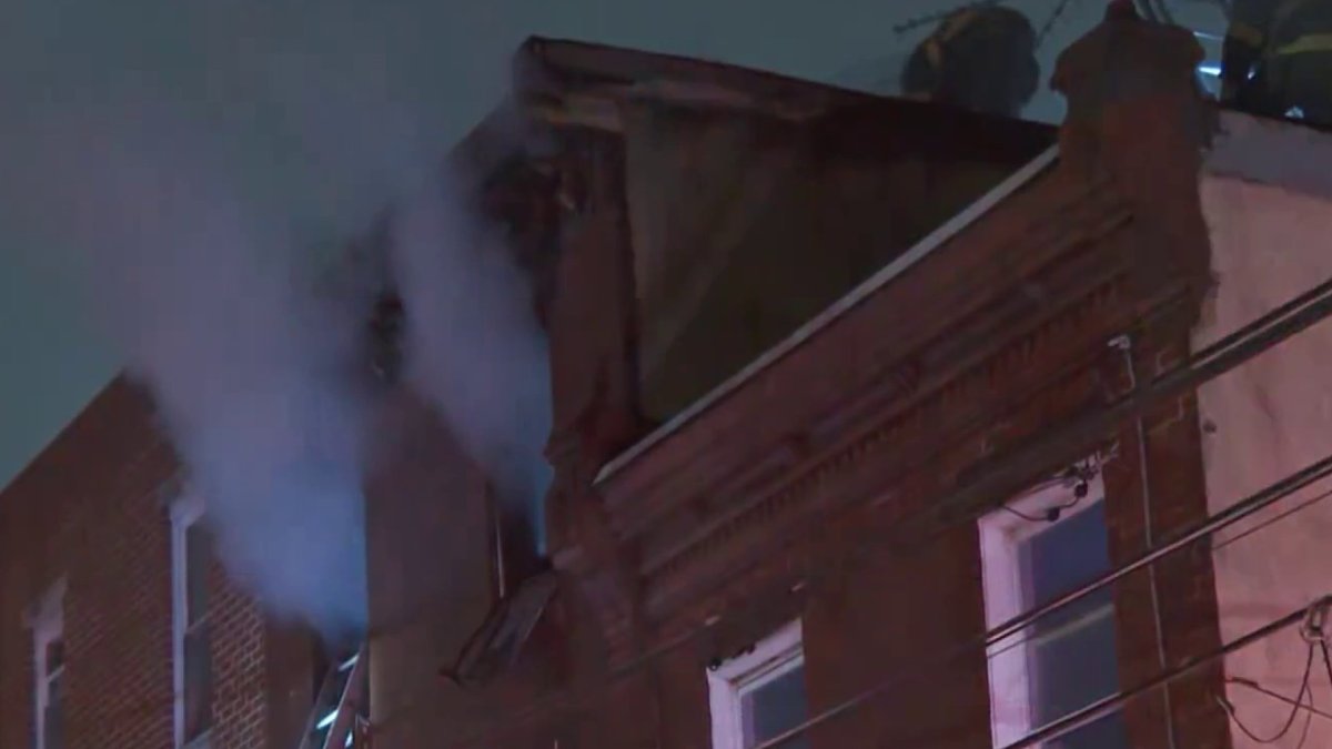 Fire tears through North Philly rowhome