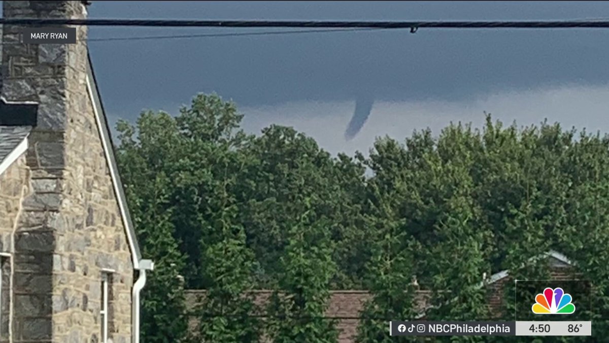 Funnel cloud spotted over Delaware