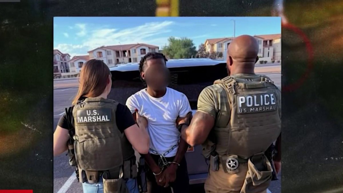 Suspected masked man taken into custody in Las Vegas on Tuesday