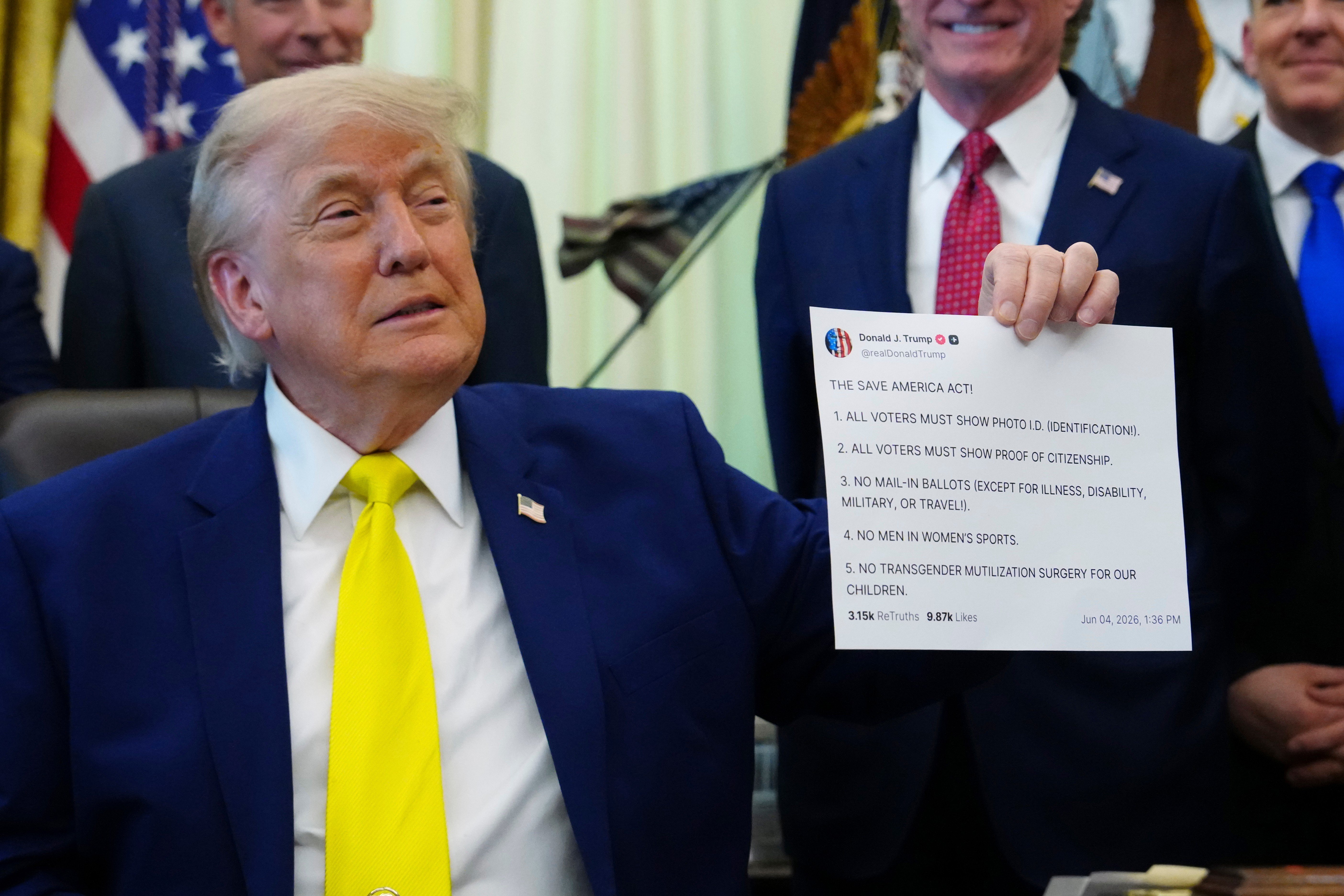 Trump stands to profit off U.S. policy announcements by selling fast access to his social media posts