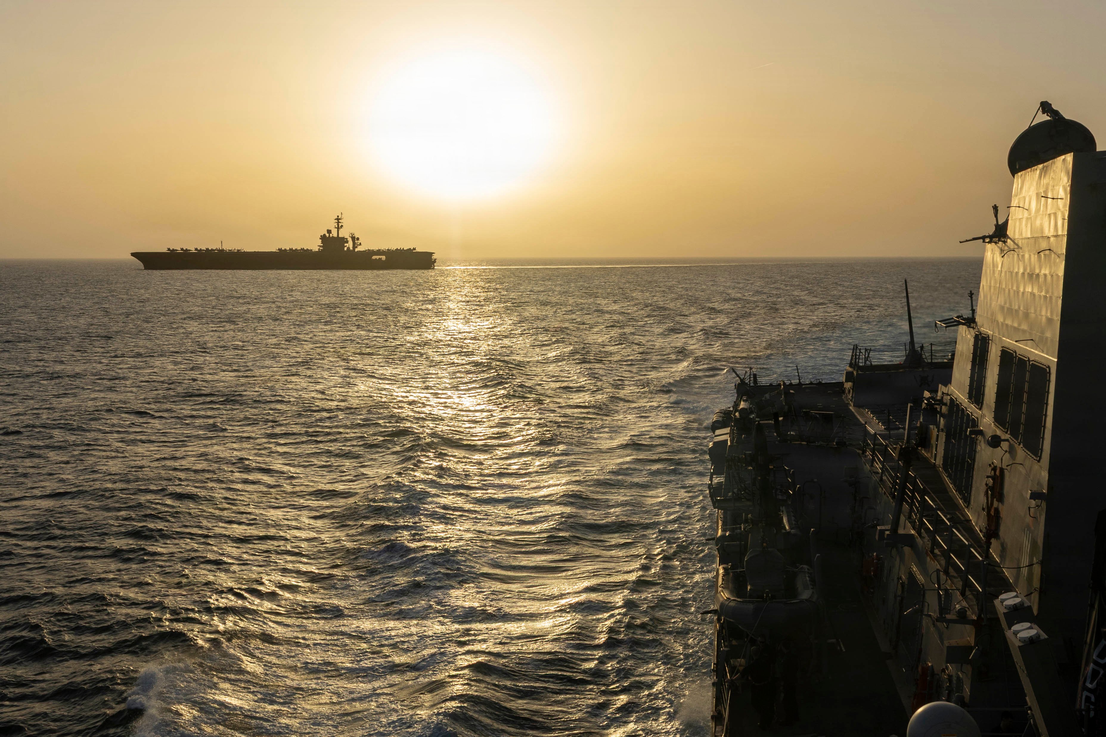 Father of sailor aboard the beleaguered USS Abraham Lincoln detained by immigration authorities, family says