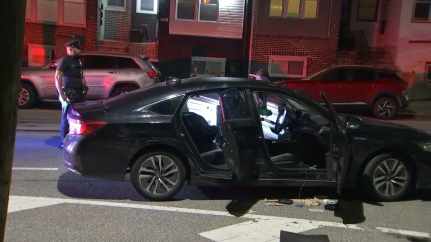 A vehicle was found abandoned along the 4000 block of Parkside Avenue overnight after, police say, it was stolen with a baby inside it from along Henry Avenue in Philly's East Falls section.