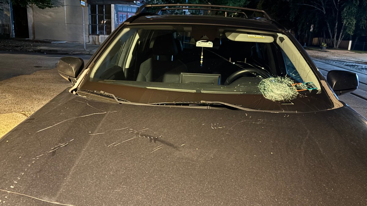 Woman questions SEPTA after wire above trolley tracks shatters windshield