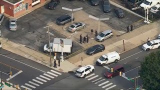 Officers respond after, officials say, a 70-year-old man was killed in a shooting along Ogontz Avenue on Friday morning.