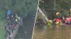 Emergency crews called to rescue woman from a creek in Northeast Philly