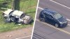 York Road closed after crash causes extensive damage to at least 2 cars