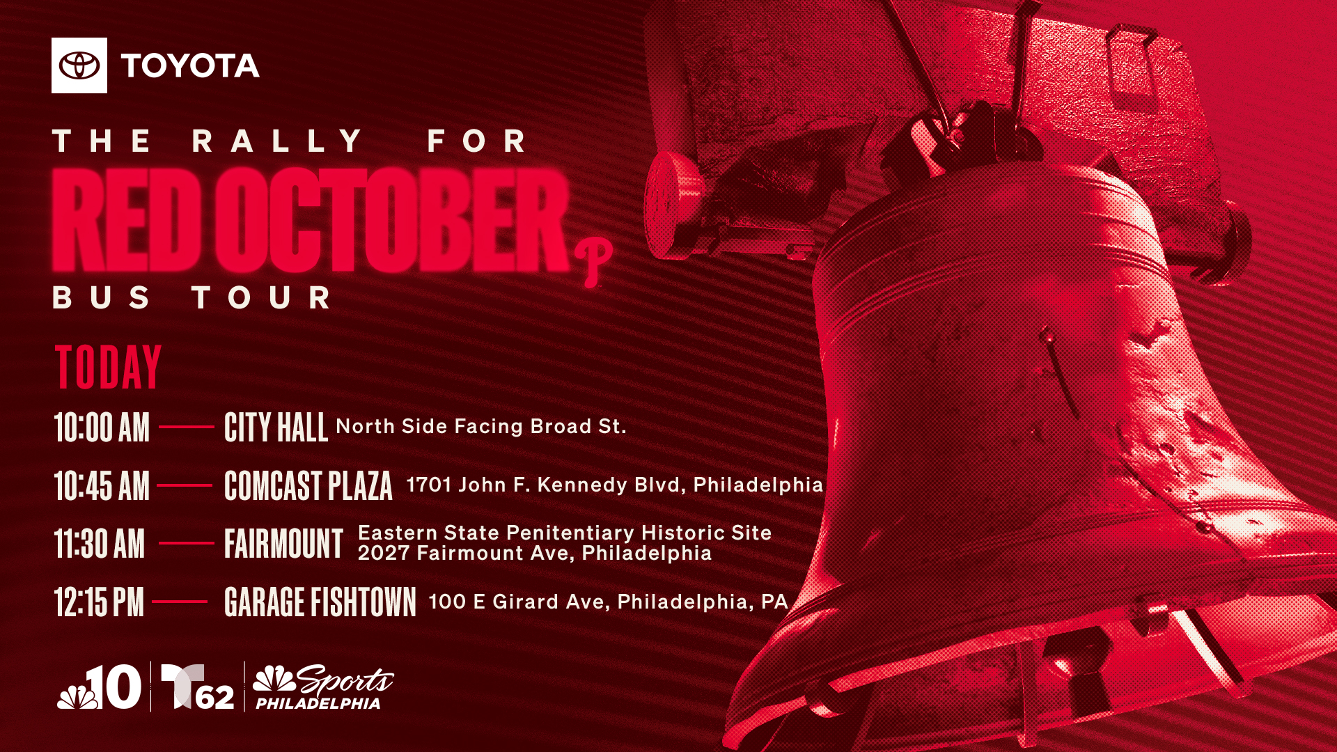 Red October ahead with Bus Tour and NL Wild Card series on NBC10 ...