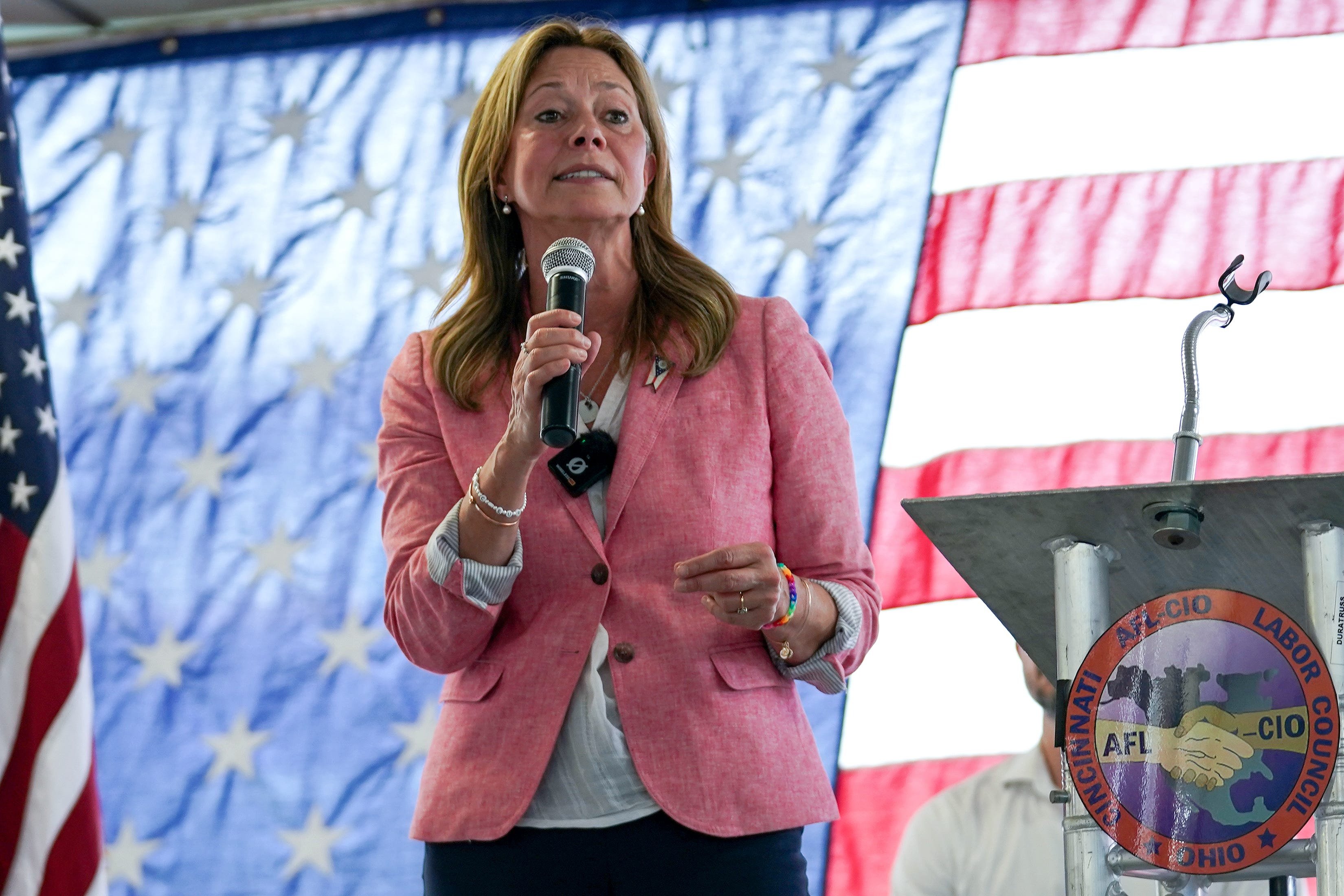 Assailant lunged at Ohio Democratic candidate Amy Action, campaign says