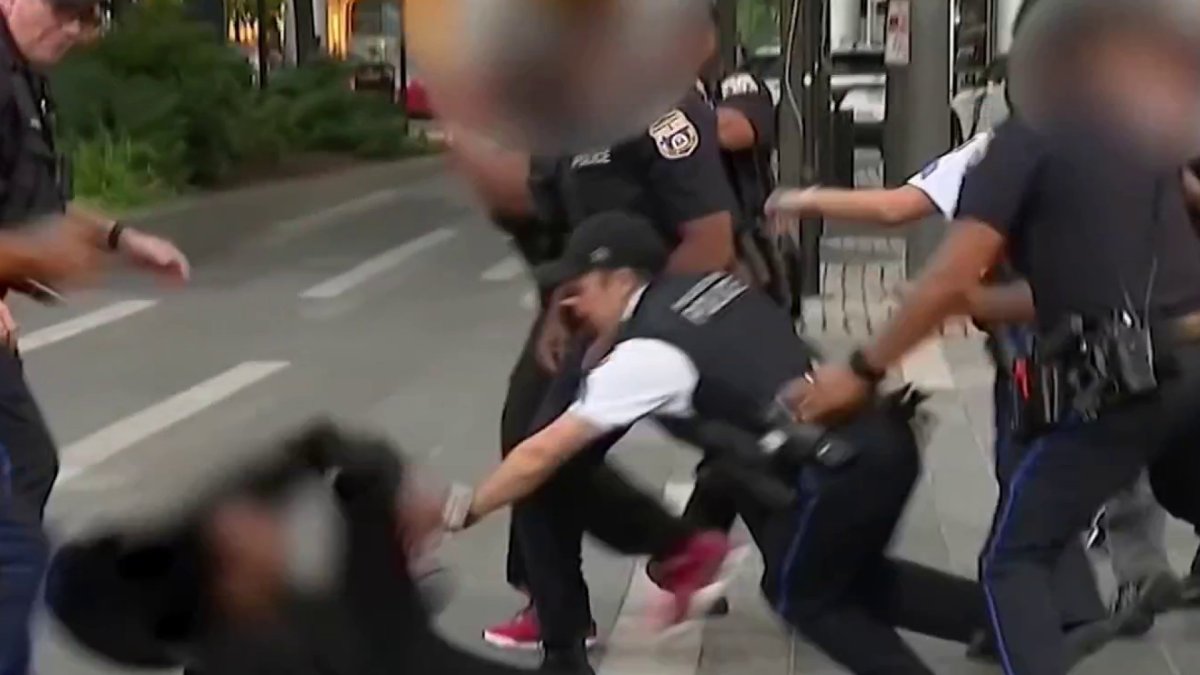 Police assaulted on second day of Center City chaos