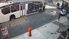 Caught on Cam: SEPTA bus gets stuck in fresh concrete in South Philly
