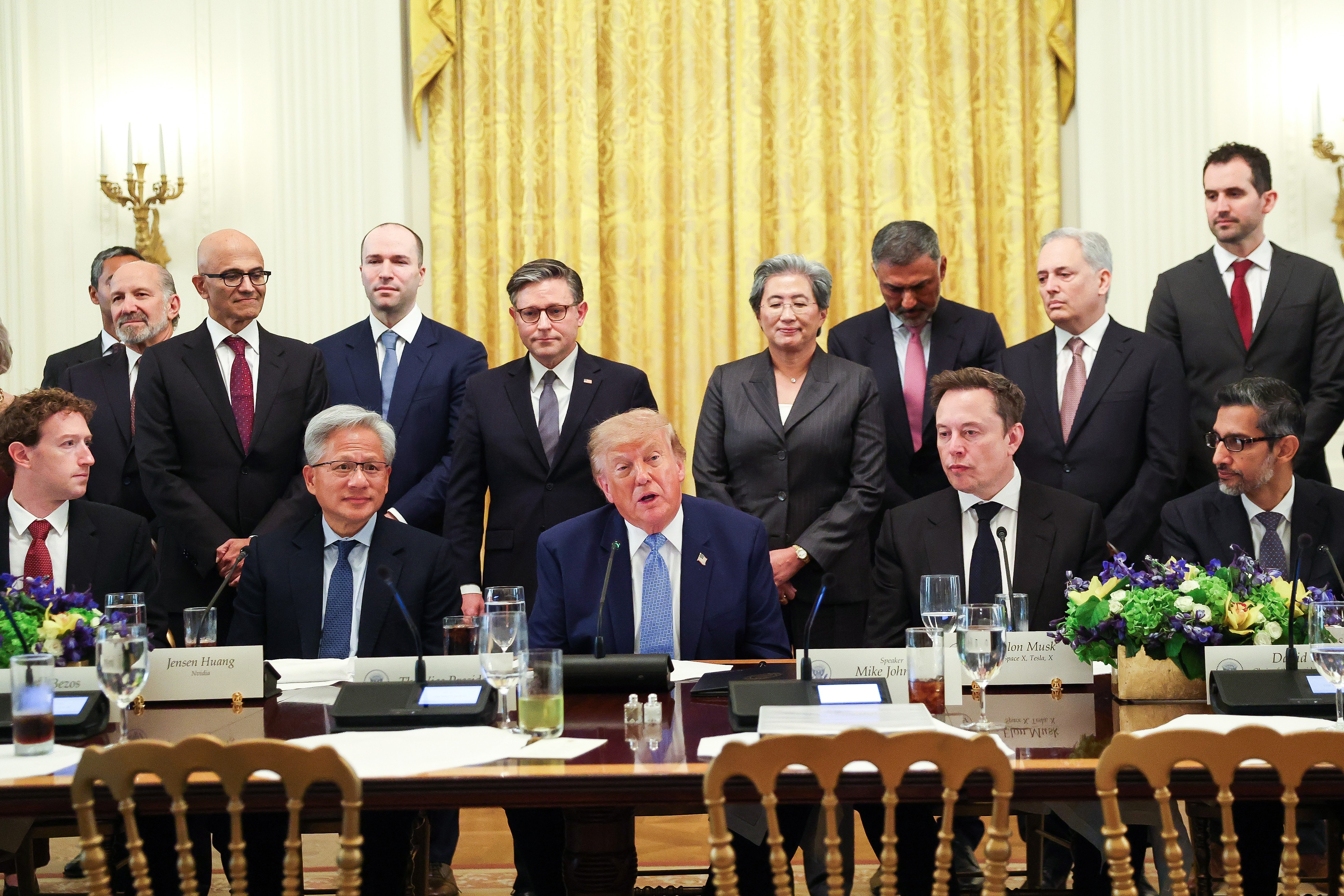 Trump says top tech firms have signed accord to ‘self-police' AI development