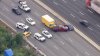 Multi-vehicle crash closes lanes on I-95 North in Northeast Philly