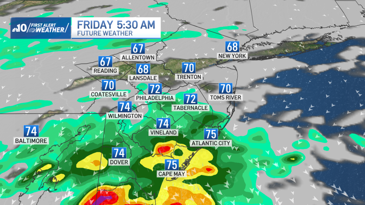 Storms early Friday then more rain this weekend