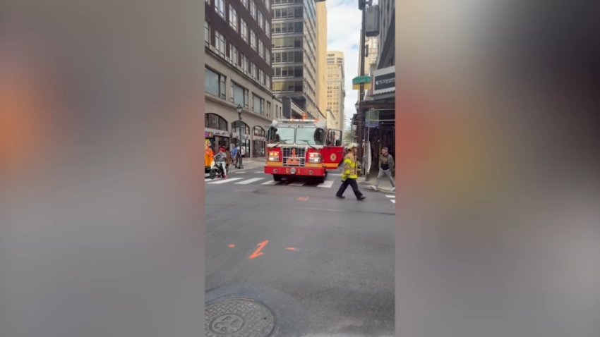Fire crews responded on Friday as smoke filled 15th and Locust Station due to, what officials said was, a faulty compressor on a PATCO train.