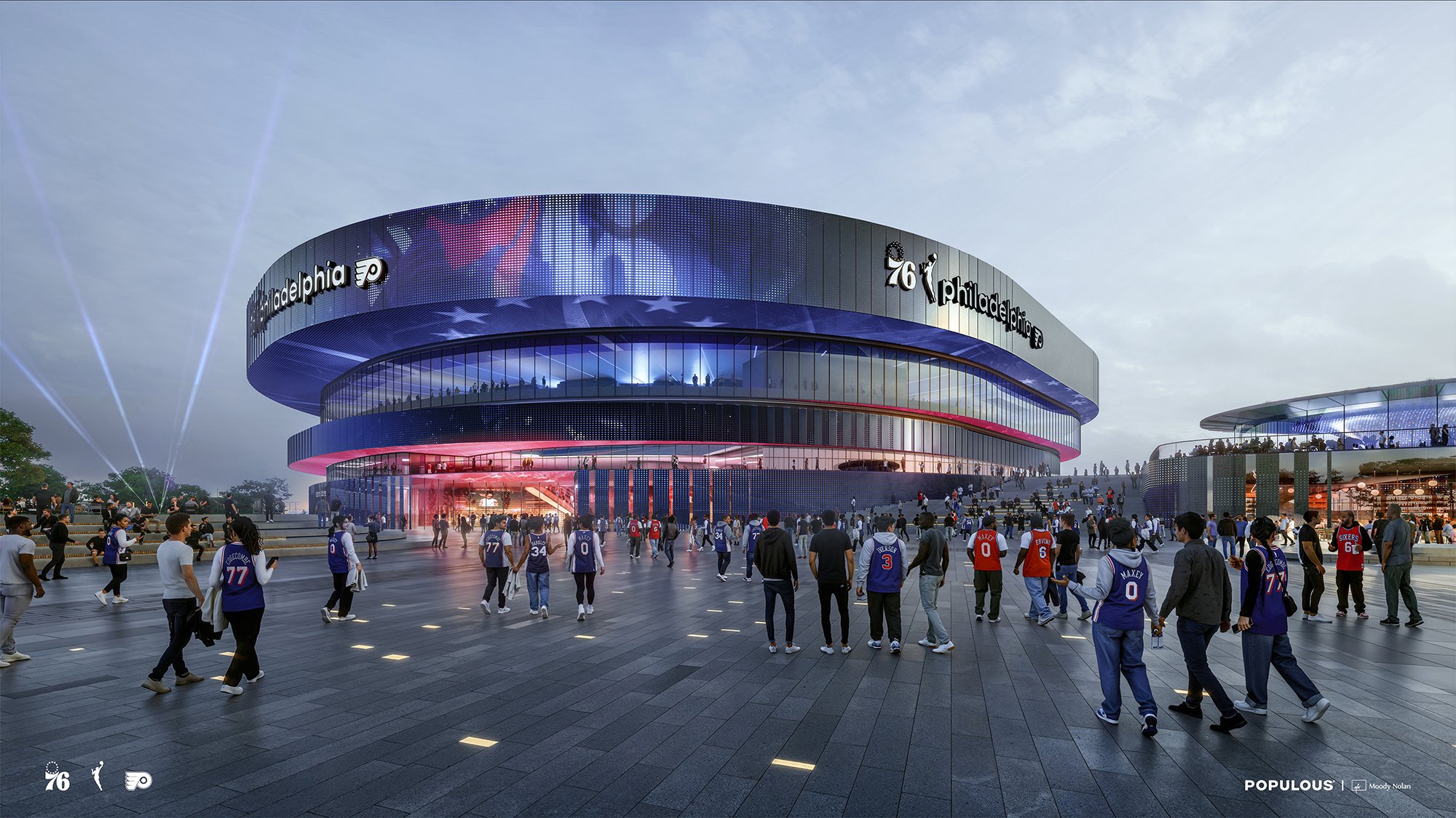 Philadelphia 76ers, Flyers give first look at new arena coming in 2030