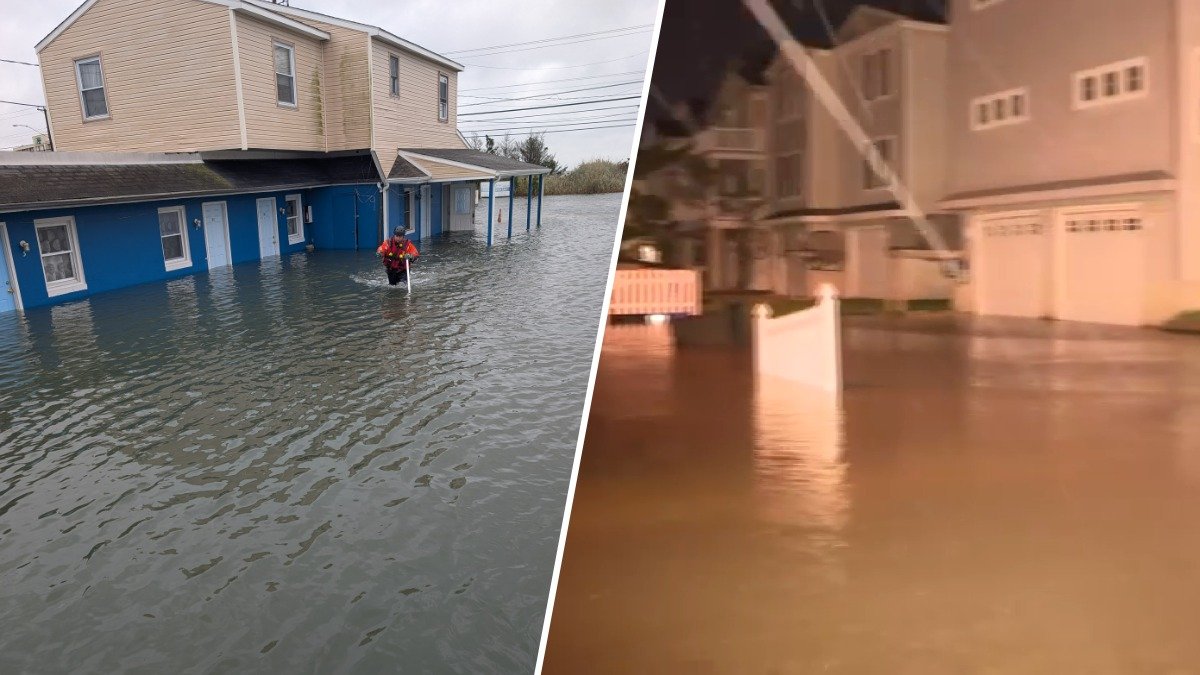 Nor'easter brings flooding, strong winds across Jersey Shore