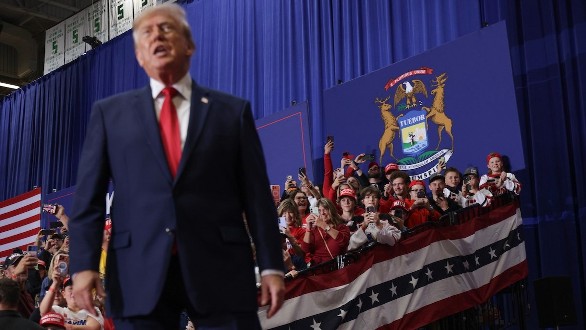 Trump leans into Islamophobic rhetoric at Michigan rally