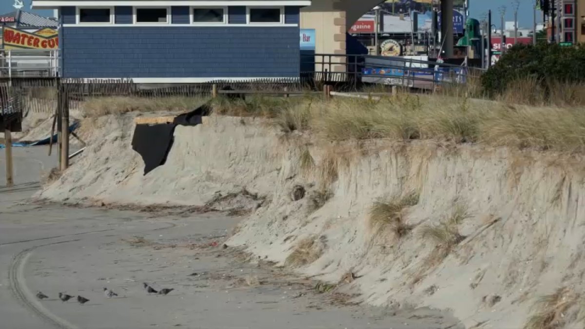 Jersey Shore beaches battered by more erosion as waves pound coastline
