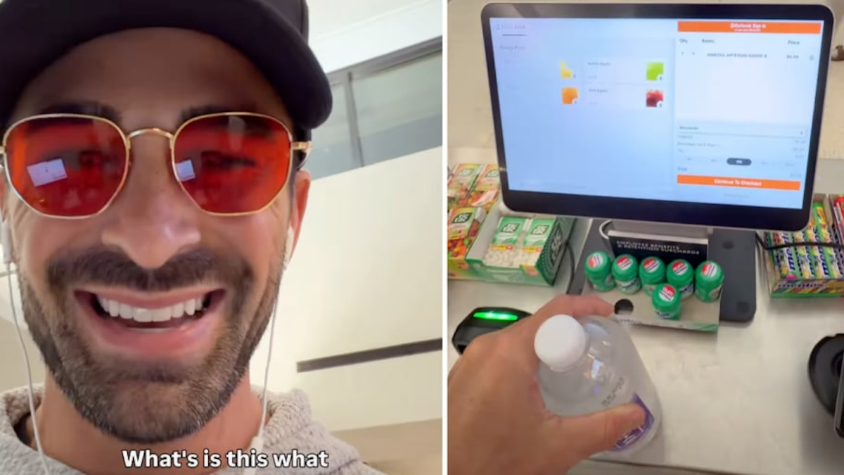 Self Fly Man goes viral after he’s asked to tip self-service airport kiosk ...