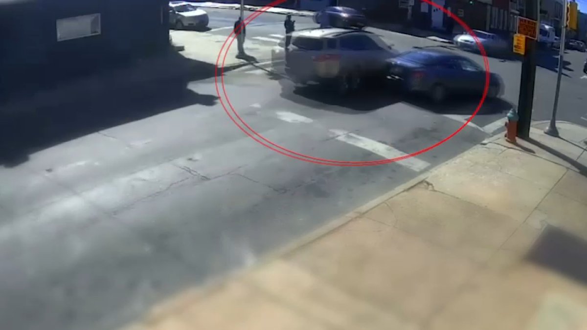Driver killed, 2 hurt in multi-vehicle crash involving pedestrian in West Philly