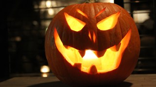 Garage Door's Toothy Halloween Get-Up Goes Viral