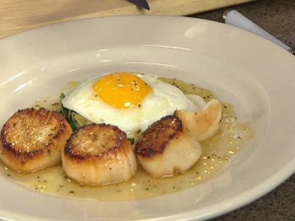 Truffle and Leek Scallops