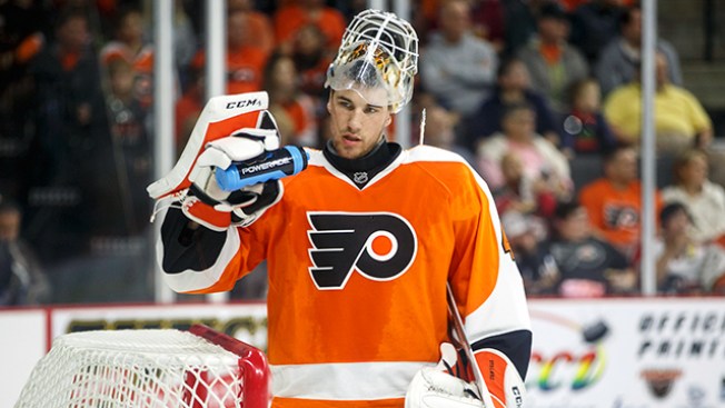 future flyers report anthony stolarz taking hold of phantoms flyers anthony stolarz