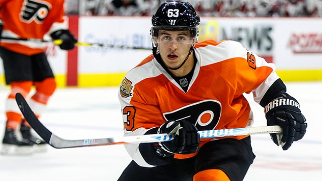 flyers skate update travis konecnys climb reaches 1st line nbc flyers scratches tonight