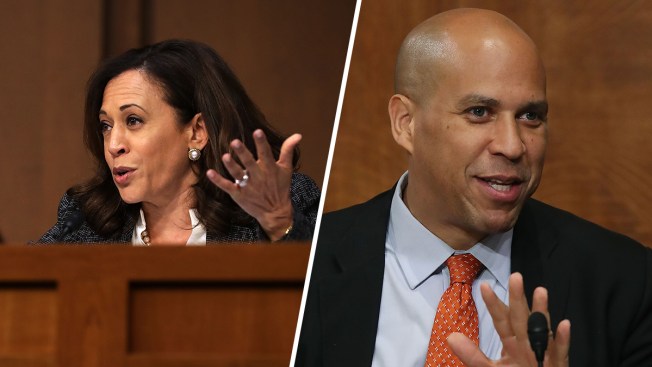 Sens. Kamala Harris And Cory Booker Join Senate Judiciary Committee