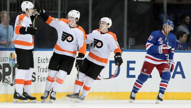 flyers rangers preseason observations travis sanheims push to make flyers rangers preseason